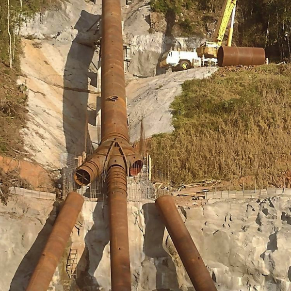 PCH Invernadinha - Montagem de conduto for&ccedil;ado